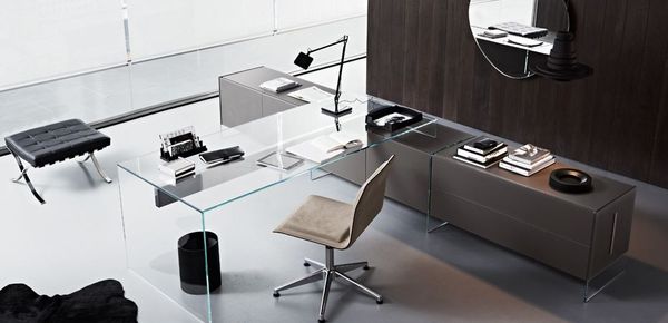 air стеклянный офисный стол gallotti radice