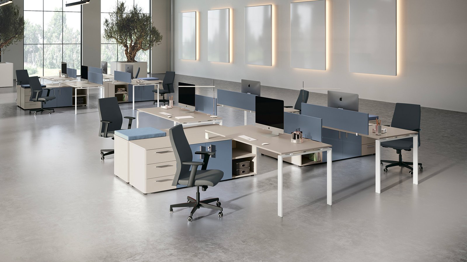 Звукопоглощающий экран серии Loft