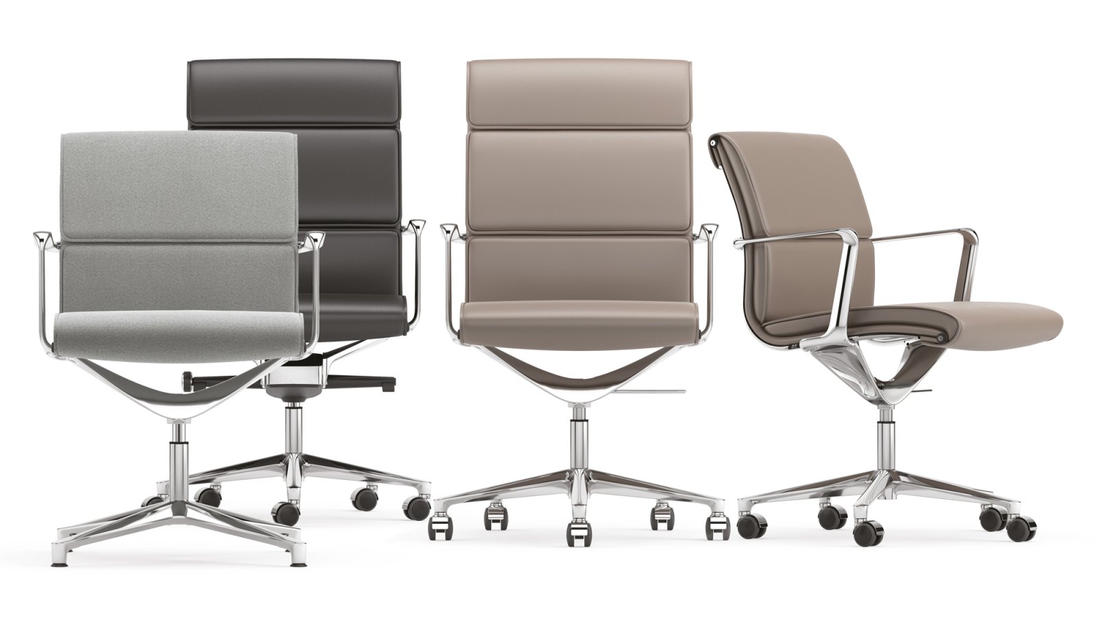 Кресла руководителя Una Chair от ICF у стола переговоров