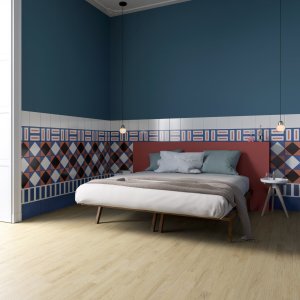 Square Terracotta — рисунок Натали Дю Паскье для Mattonelle Margherita