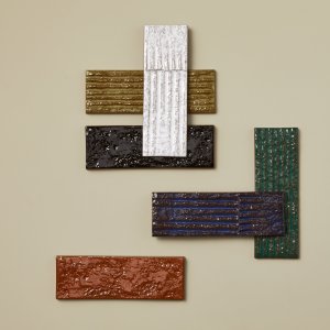 Кирпичик Chamotte в глянцевом цвете Terra