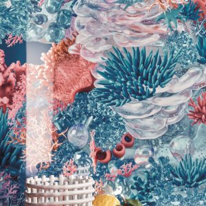 Плита Paper41 Lux 60x120 см на длинной стене