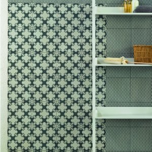 Деталь орнамента Azulej Prata от Mutina