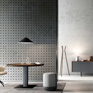 Двухцветная консоль Arche с серыми фасадами