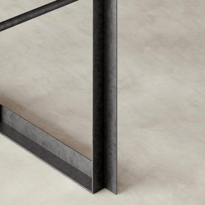 Открытая металлическая настенная полка с косым срезом от Archiutti