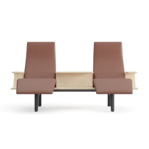 Pausit Lounge с двумя модулями шезлонга и промежуточным столиком