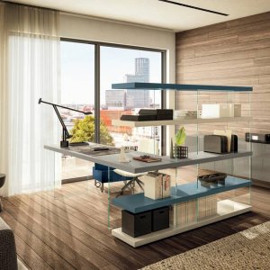 Непрерывная текстура дуба на столе Air Desk
