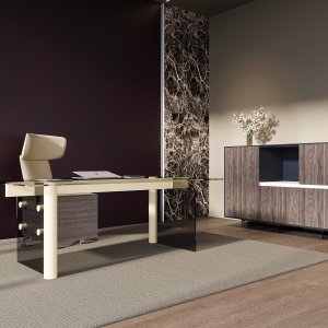 Журнальный столик Cloud 47 × 47 см из закалённого стекла