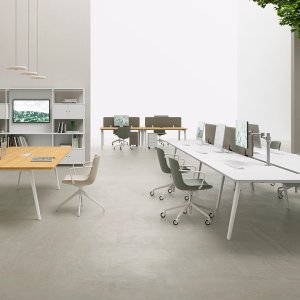 Приставка на несущей тумбе с четырьмя ящиками, E-Place DVO Office