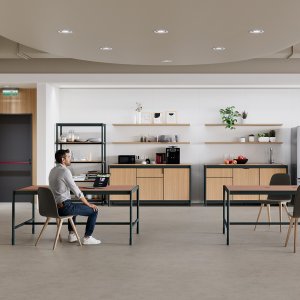 Кухонный модуль Fluido от Martex в алюминии Verde Giada