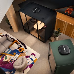 Низкий порог 1,25 см кабины Framery Four
