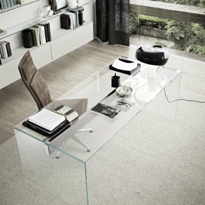 Хрустальные боковины стола Air Desk