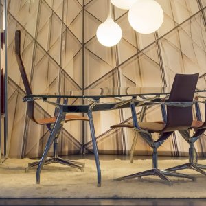 Kuna Chair в тёмно-коричневой коже