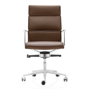 Закрытые алюминиевые подлокотники кресла Una Chair