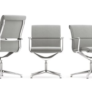 Кожаная накладка подлокотника на велкро у Una Chair