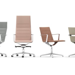Закрытые алюминиевые подлокотники кресла Valea Chair