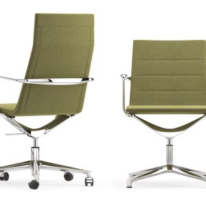 Пятилучевая база на роликах кресла Valea Chair