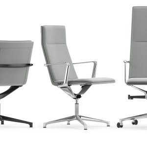 Горизонтальные рёбра обивки кресла Valea Chair