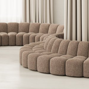 Array от mdf italia со столиком из ореха Canaletto
