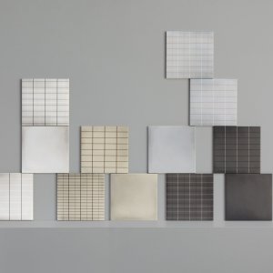 Образец плитки Aurore Light Green Grid S формата 20x20