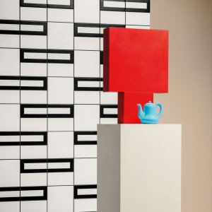 Узор Rhombus Black коллекции Mattonelle Margherita, керамогранит Mutina