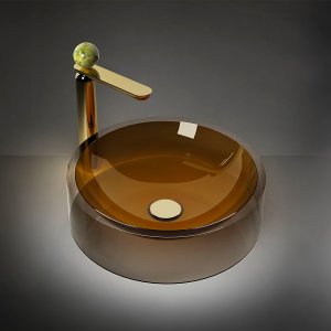 Дизайнерские смесители Perle от Gessi в ванной комнате