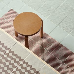 Узор Cobble Blue коллекции Tape из глазурованного керамогранита
