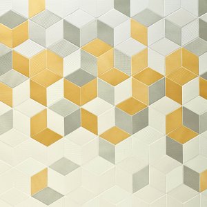 Полоса Runner из плиток Tex цвета Olive вдоль коридора