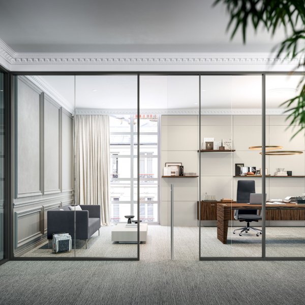 Кабинет руководителя с executive desk Quadrifoglio под проект